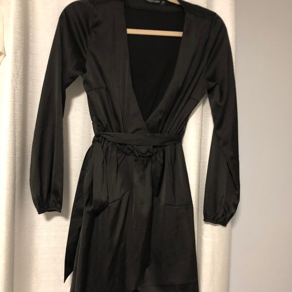 Silk Black Dress